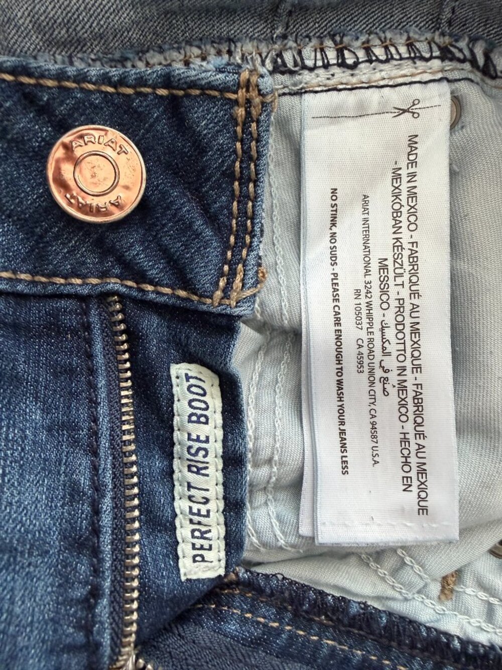 Ariat Rosa Perfect Rise Bootcut Jean 26R - Picture 6 of 10